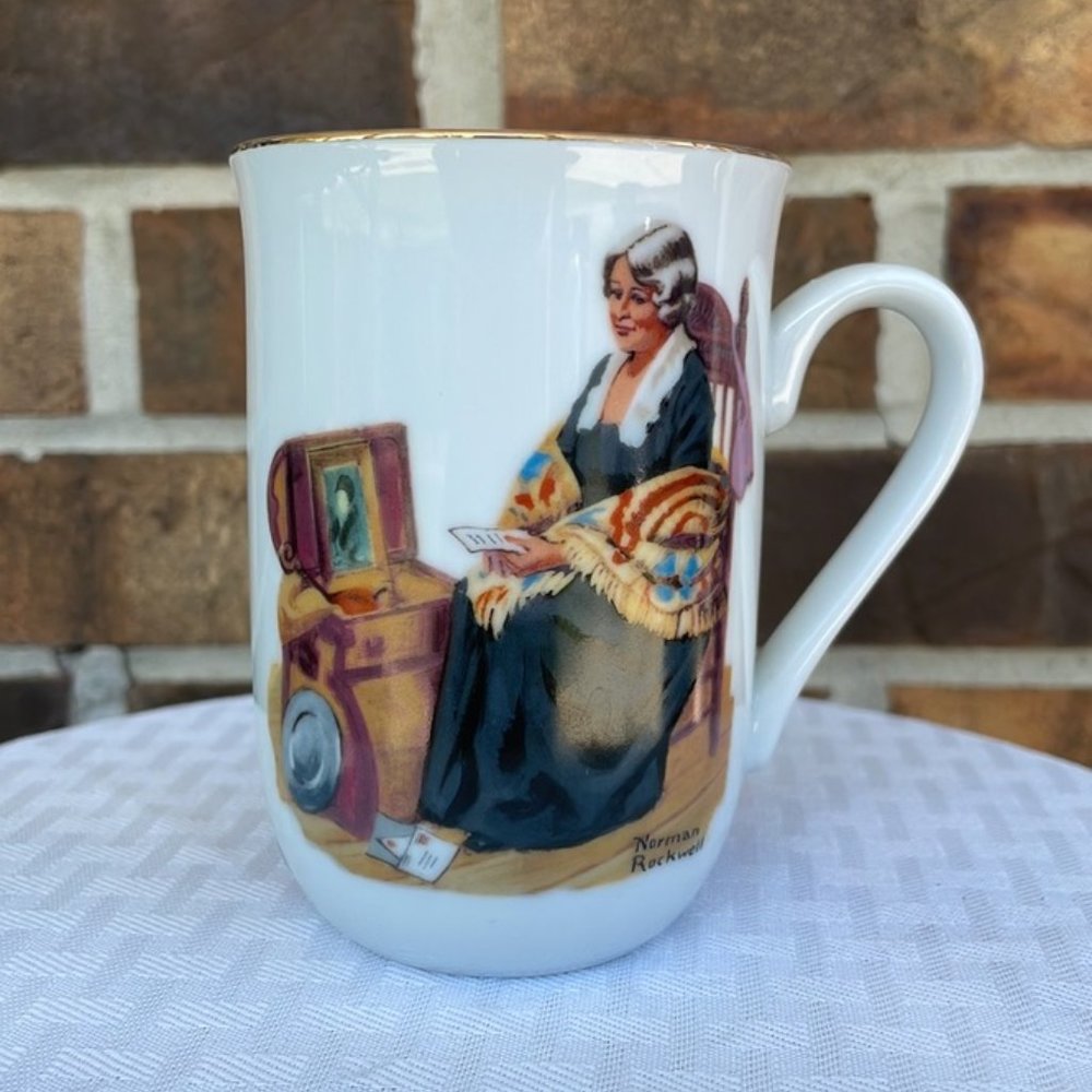 Norman Rockwell Coffee Cup-Memories